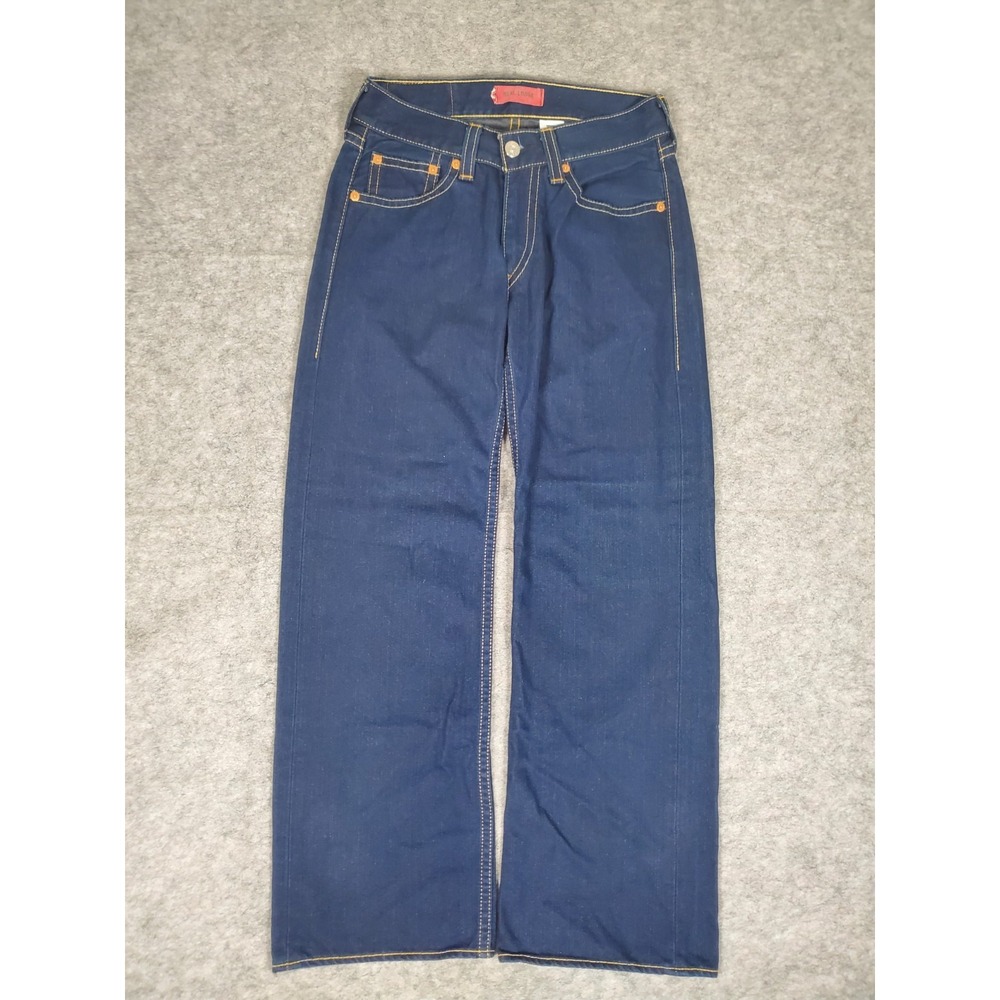 Vintage Levis Type 1 Real Loose 2002 Y2K Jeans Baggy Straight 32x31* Dark Wash